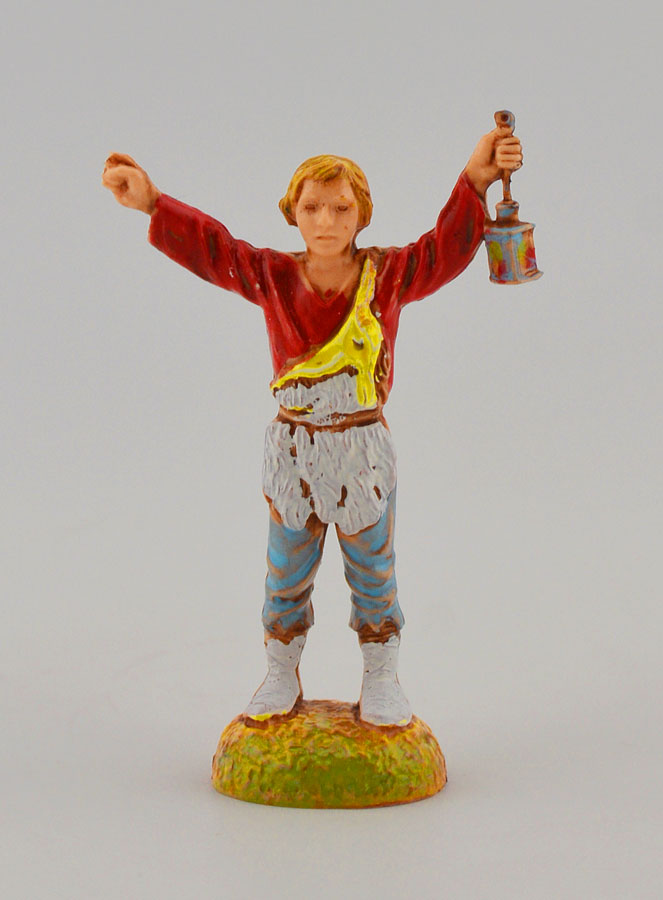 Santon Berger à la Lanterne - 6 cm (pic 1)