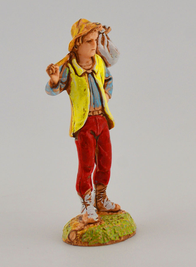 Santon Berger au Baluchon - 6 cm (pic 3)