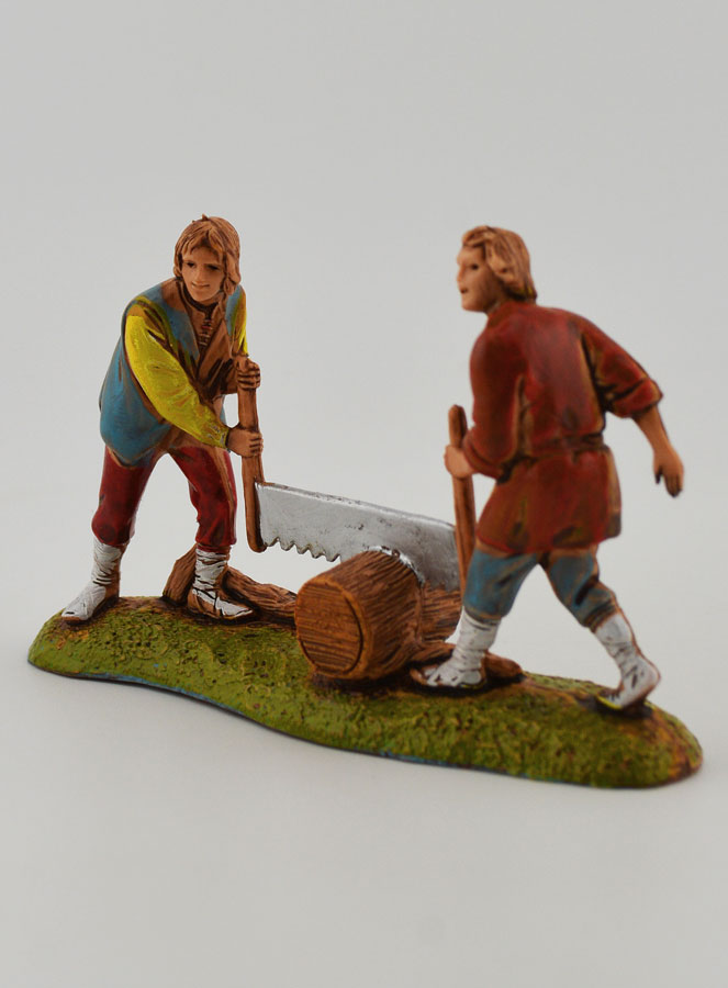 Santons Bûcherons - 6 cm (pic 2)