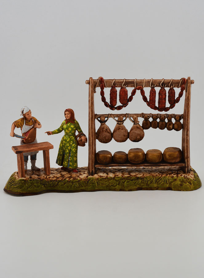 Santon - Charcutier et son Étal (pic 1)