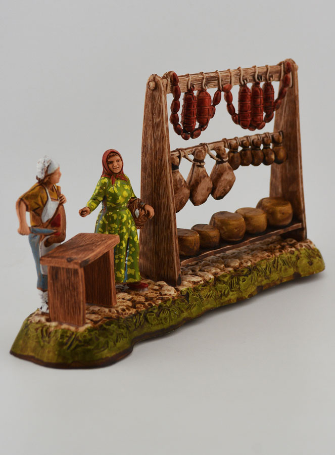 Santon - Charcutier et son Étal (pic 3)