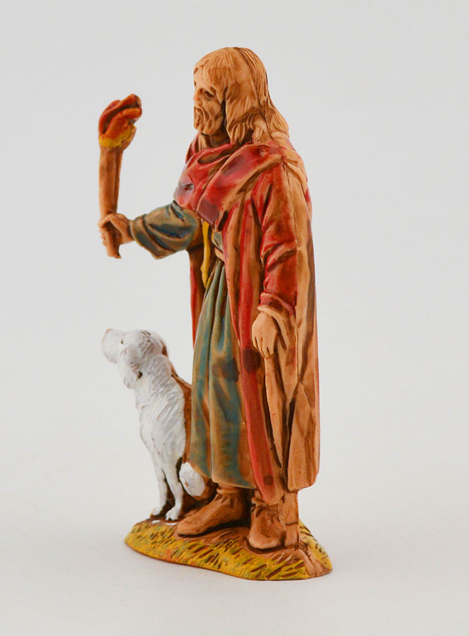 Santon Veilleur de Nuit et son Chien - 6 cm (pic 2)