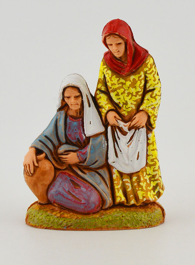Santon Femmes Avec Amphore et Linge - 6 cm (pic 1)