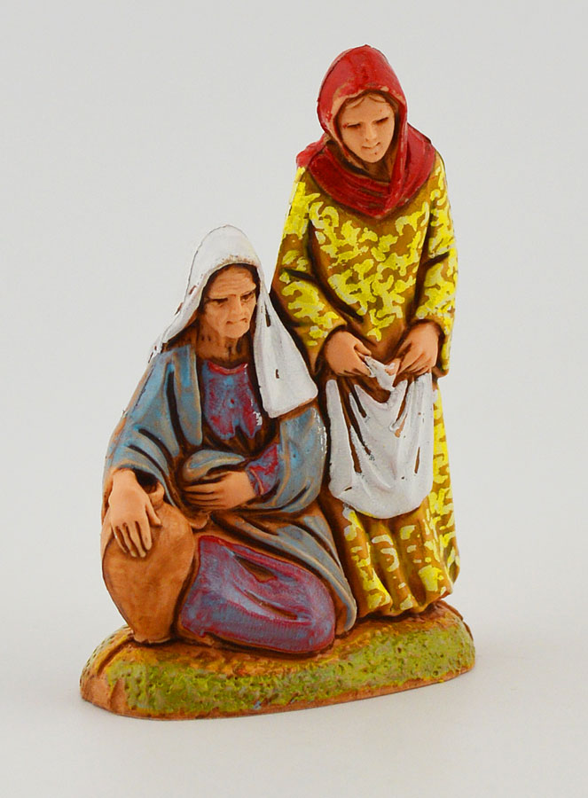Santon Femmes Avec Amphore et Linge - 6 cm (pic 3)