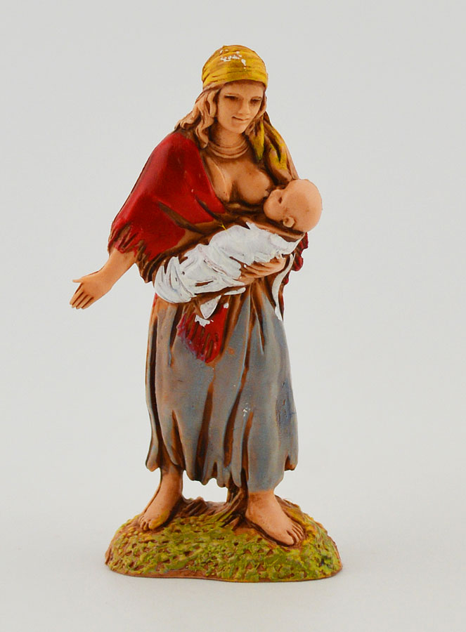 Santon Femme Allaitante - 6 cm (pic 1)