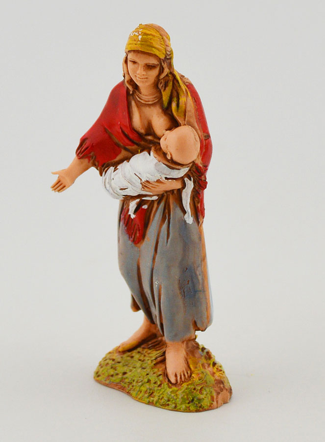 Santon Femme Allaitante - 6 cm (pic 2)