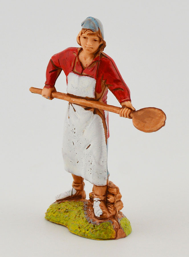 Santon Boulanger et sa Pelle à Pain - 6 cm (pic 2)