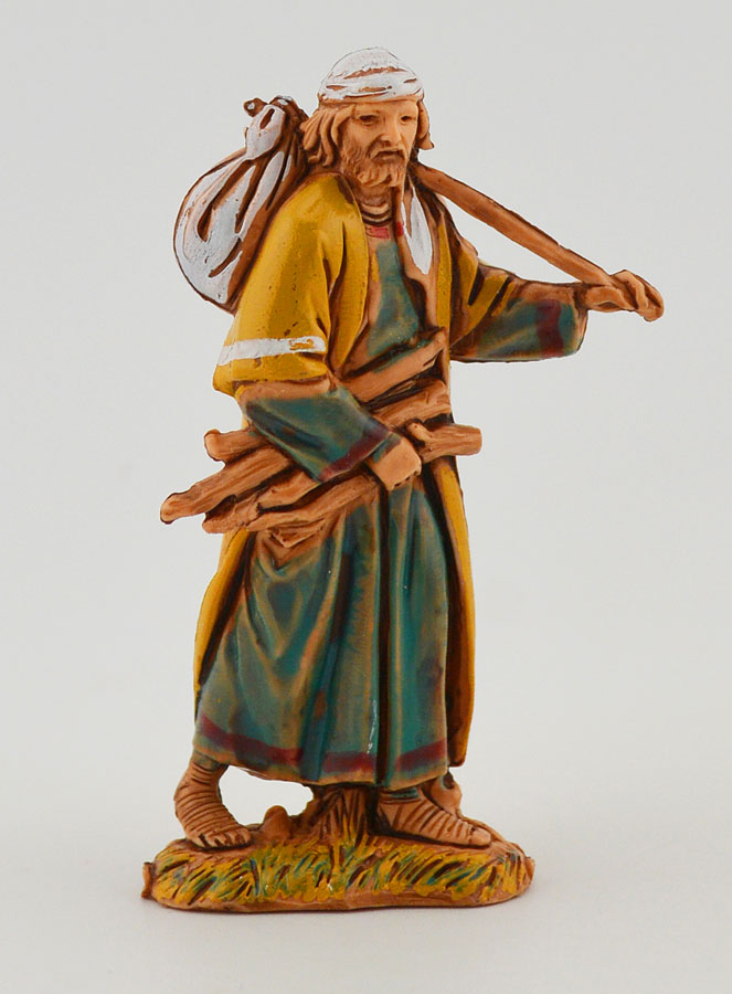 Santon Voyageur Ramasseur de Bois - 6 cm (pic 1)