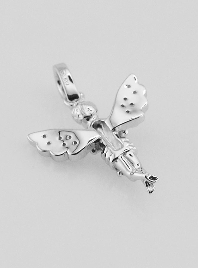 Pendentif Ange-Gardien en Argent - 23mm (pic 4)