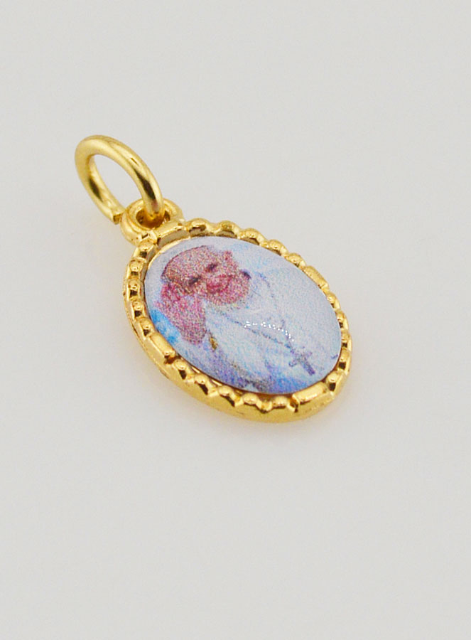 Médaille Bord Torsadé 15mm - Pape François (pic 3)