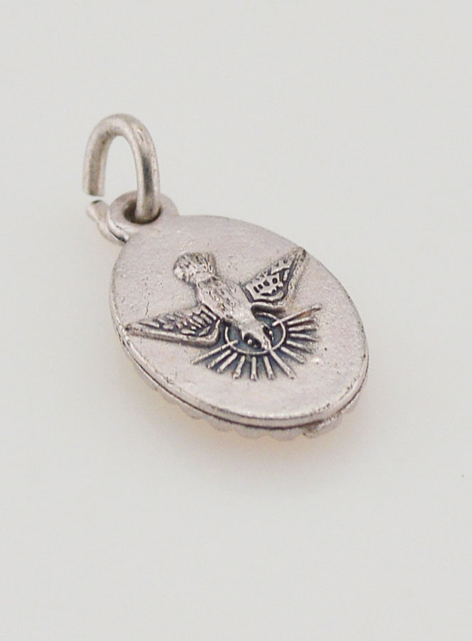 Médaille Bord Torsadé 15mm - Sainte Jeanne d'Arc (pic 4)
