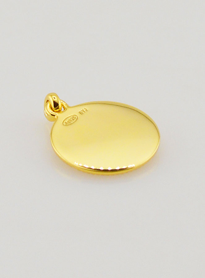 Médaille Ange Gardien & Colombe - 12mm (pic 4)