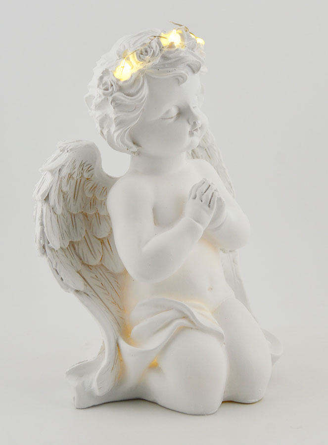Ange Lumineux en Prière - 16cm (pic 3)