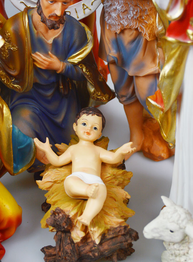Grande Crèche de Noël Complète 11 Santons - 45cm (pic 2)