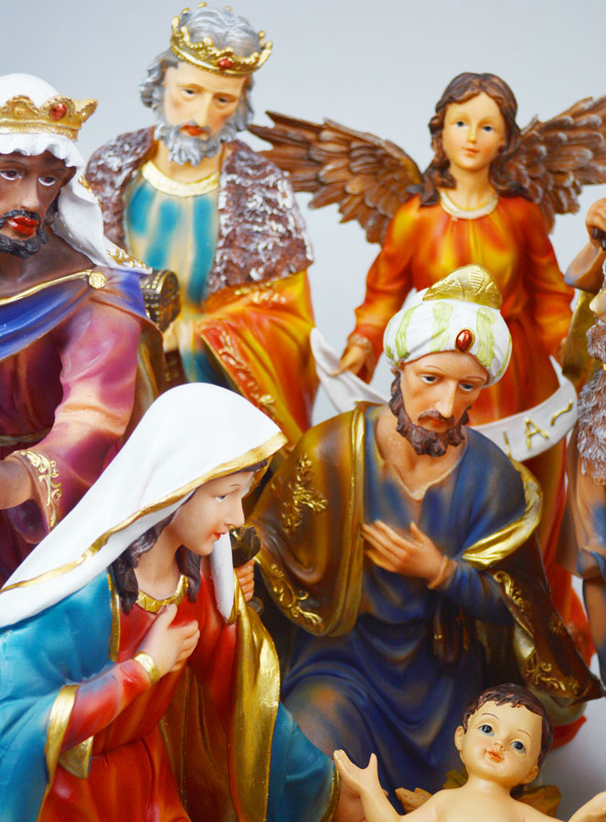 Grande Crèche de Noël Complète 11 Santons - 45cm (pic 3)