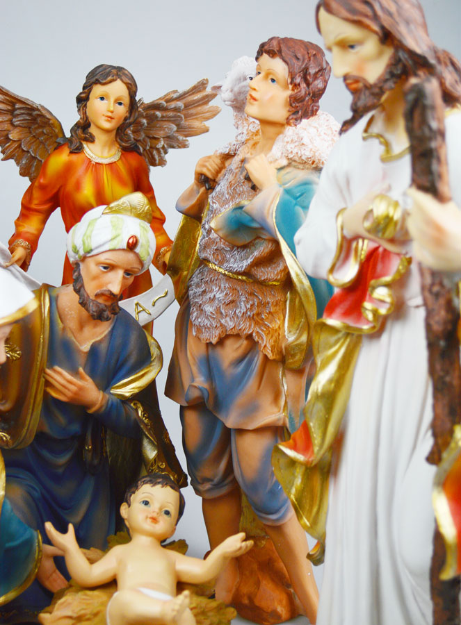 Grande Crèche de Noël Complète 11 Santons - 45cm (pic 4)