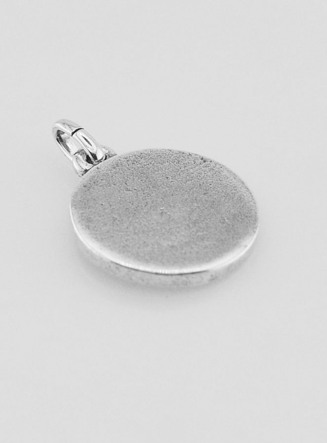 Médaille Saint Michel en Argent 925 Plaqué - 15mm (pic 4)