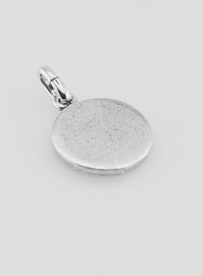 Médaille Sainte Rita en Argent 925 Plaqué - 12mm (pic 4)
