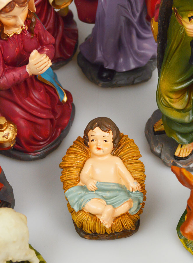 Crèche de Noël 8 Santons - 20cm (pic 2)