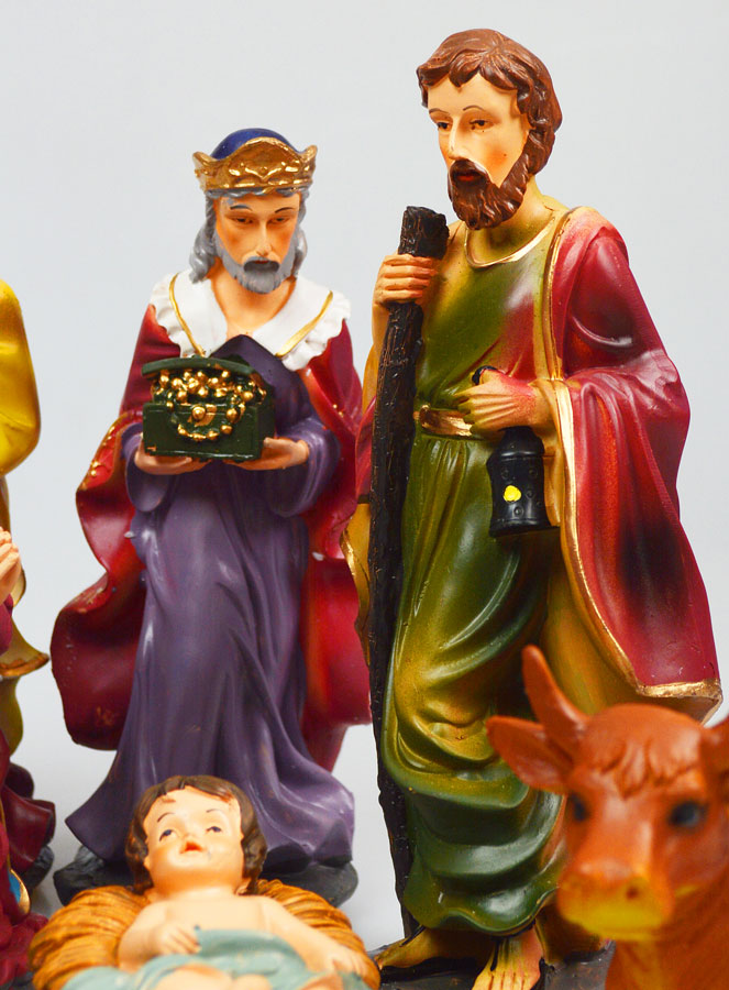 Crèche de Noël 8 Santons - 20cm (pic 4)