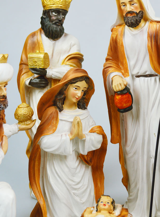 Crèche de Noël 6 Santons - 33cm (pic 3)