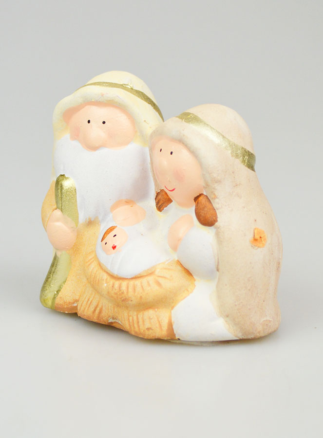 Crèche Nativité de Noël - 7,5cm (pic 2)