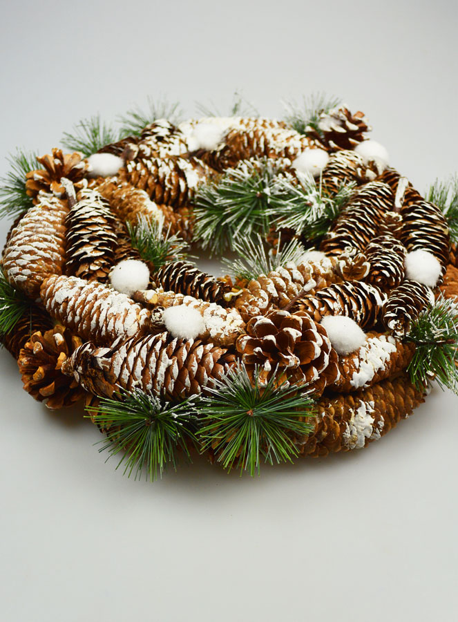 Couronne de Noël Lumineuse à Suspendre - 34cm (pic 2)