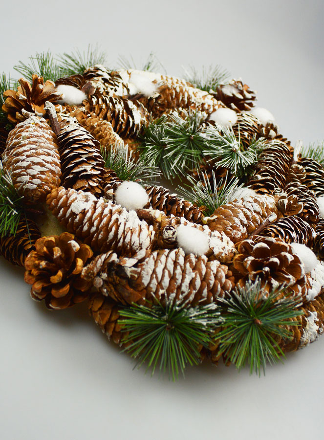 Couronne de Noël Lumineuse à Suspendre - 34cm (pic 3)