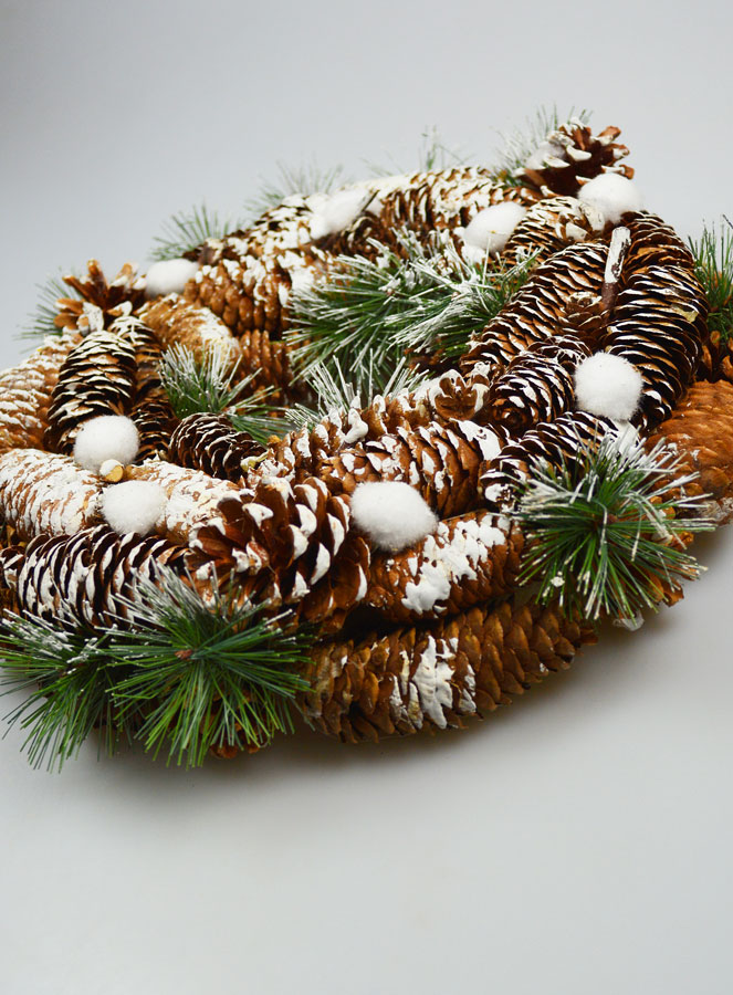 Couronne de Noël Lumineuse à Suspendre - 34cm (pic 4)