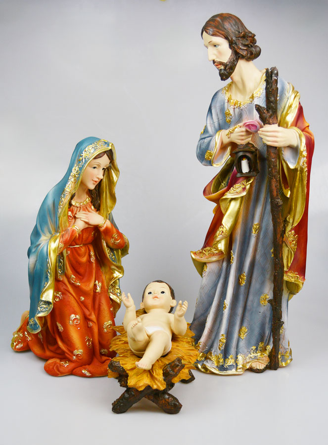 Grande Crèche de Noël Nativité - Santon 60cm (pic 1)