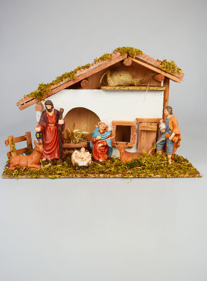 Crèche de Noël 6 Santons - 40cm (pic 1)