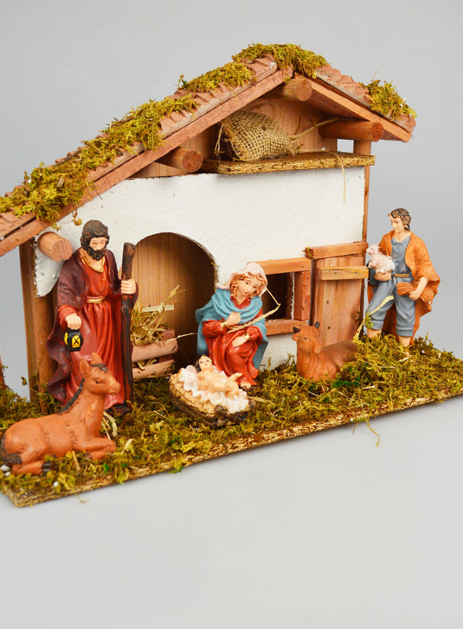 Crèche de Noël 6 Santons - 40cm (pic 3)