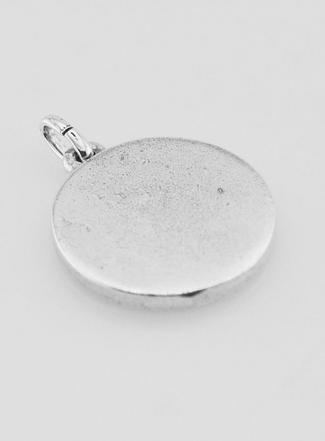 Médaille Sainte Thérèse en Argent 925 Plaqué - 18mm (pic 4)