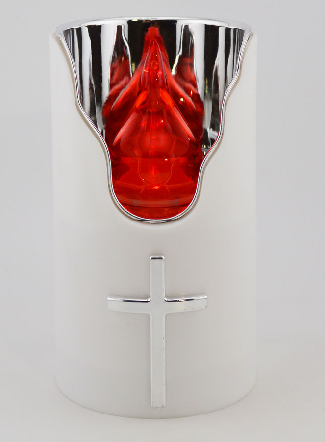 Bougie de Cimetière à LED - Rouge (pic 1)