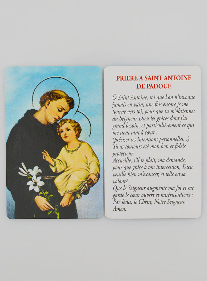 Carte de prière Saint Antoine (pic 3)