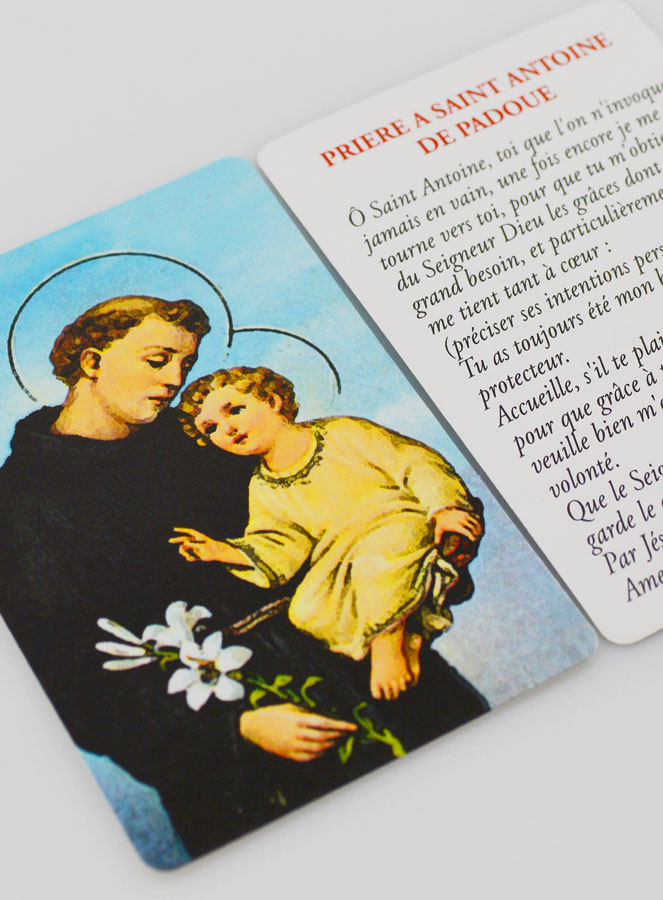 Carte de prière Saint Antoine (pic 4)