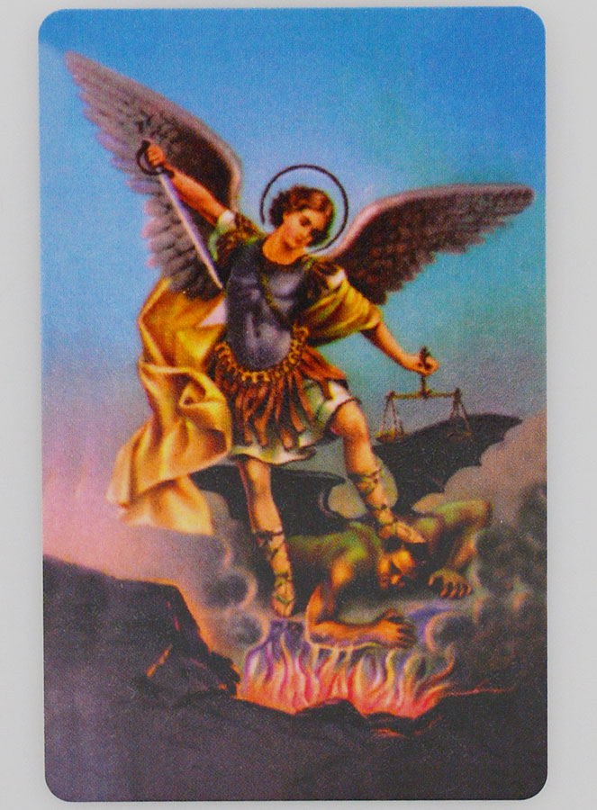 Carte de prière Saint Michel Archange (pic 1)