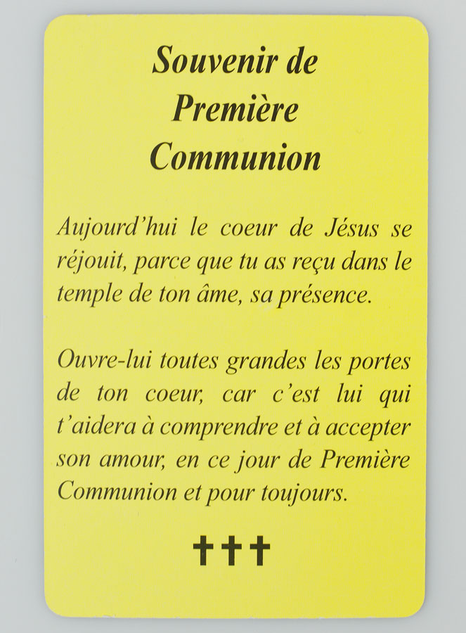 Carte de Première Communion Fille (pic 4)