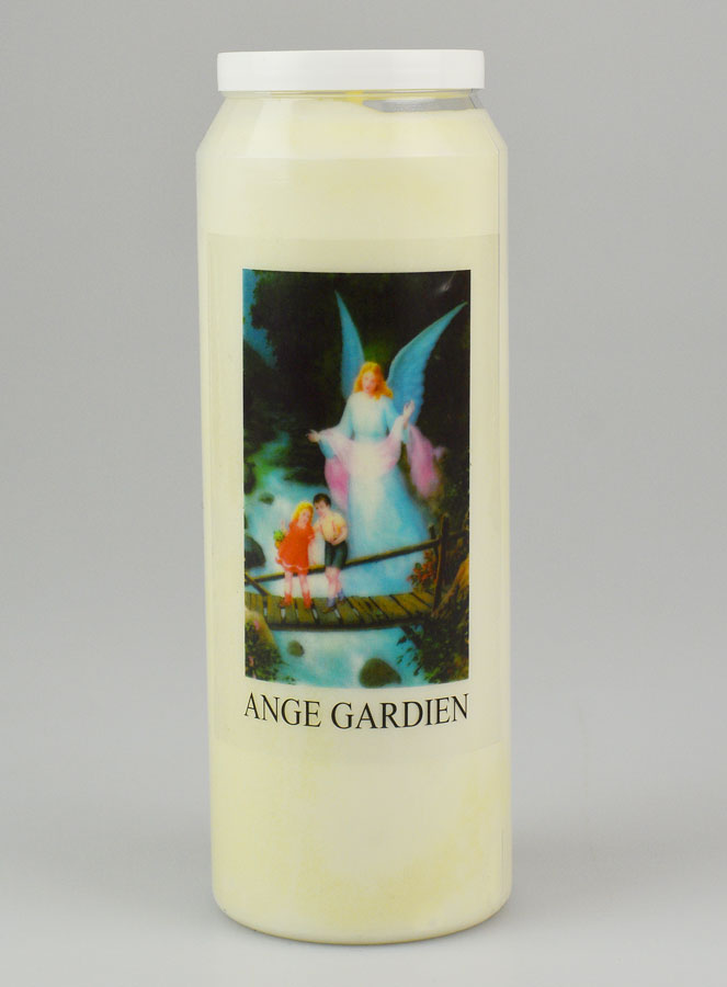Bougie de Neuvaine Ange Gardien - 17.5cm (pic 1)
