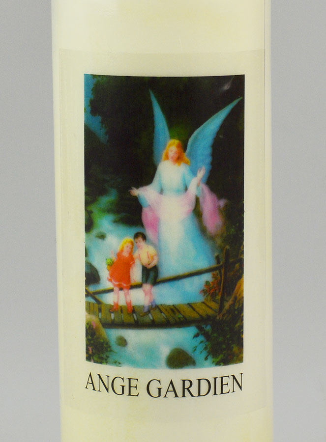 Bougie de Neuvaine Ange Gardien - 17.5cm (pic 3)