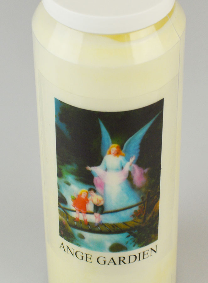 Bougie de Neuvaine Ange Gardien - 17.5cm (pic 4)