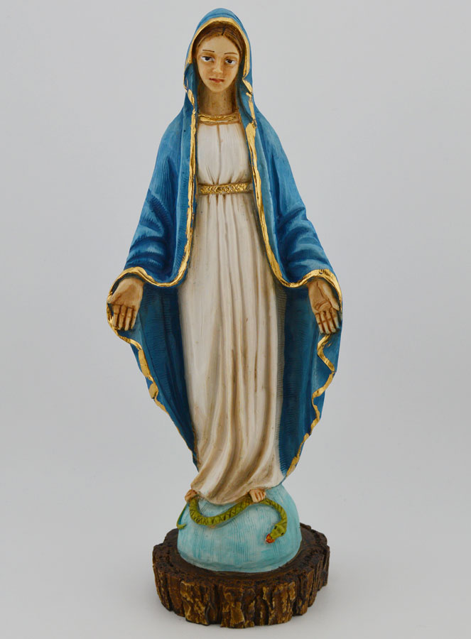 Statue Vierge Marie Miraculeuse - 20cm (pic 1)
