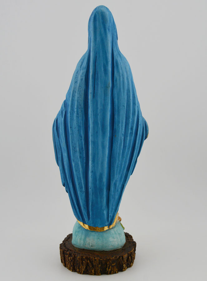 Statue Vierge Marie Miraculeuse - 20cm (pic 4)