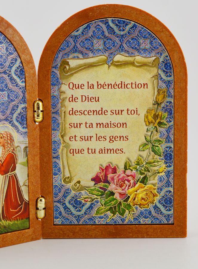 Icône Dyptique Notre Dame de Lourdes (pic 3)