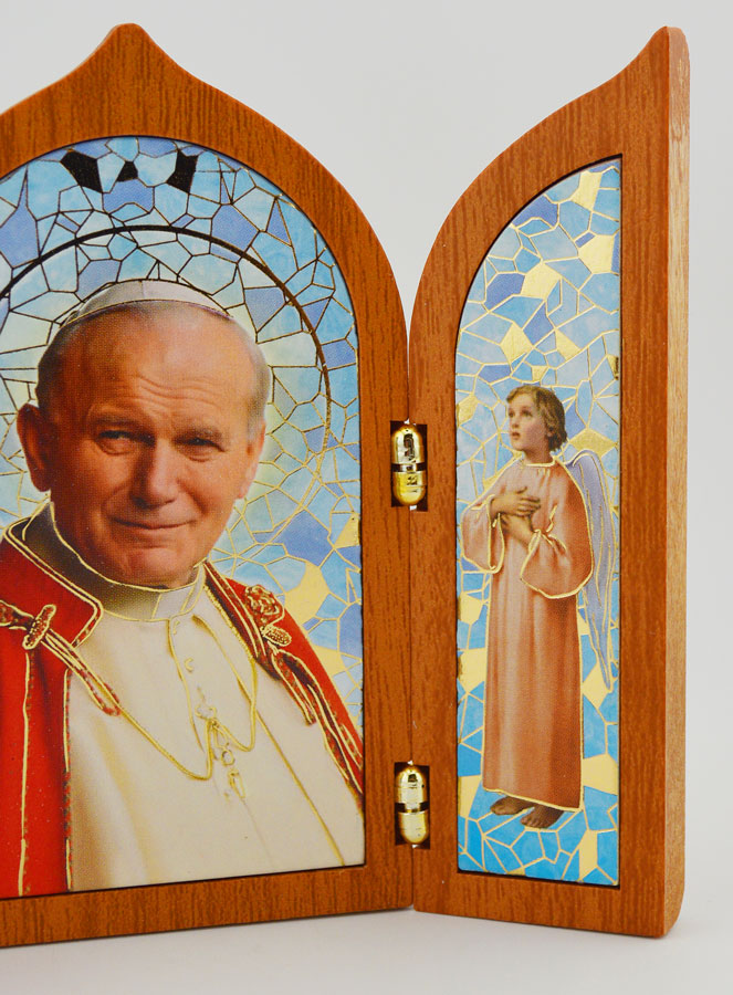 Icône Triptyque Saint Jean Paul 2 (pic 3)