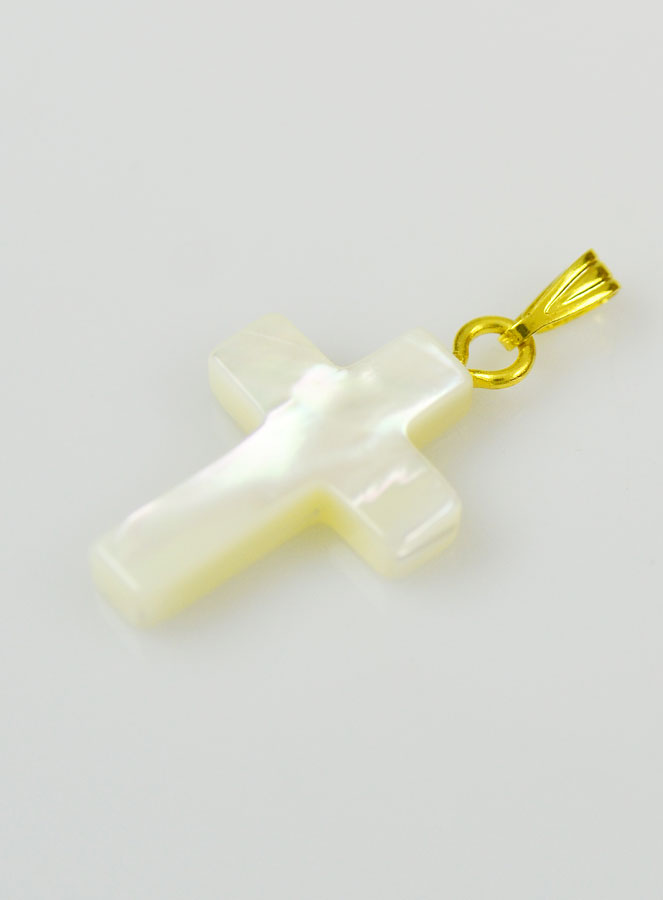 Pendentif Croix en Nacre (pic 3)