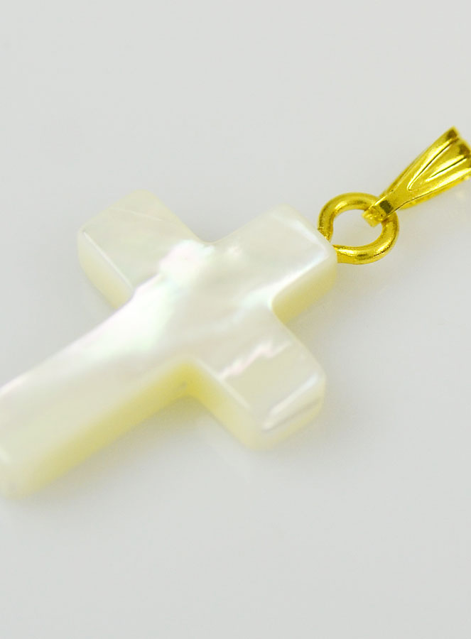 Pendentif Croix en Nacre (pic 4)