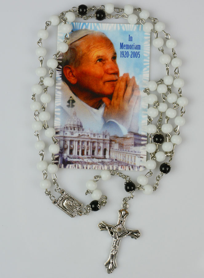Chapelet Jean Paul II en Perles (pic 1)