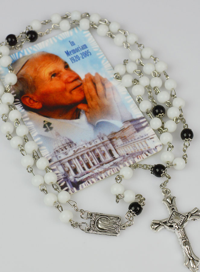 Chapelet Jean Paul II en Perles (pic 3)