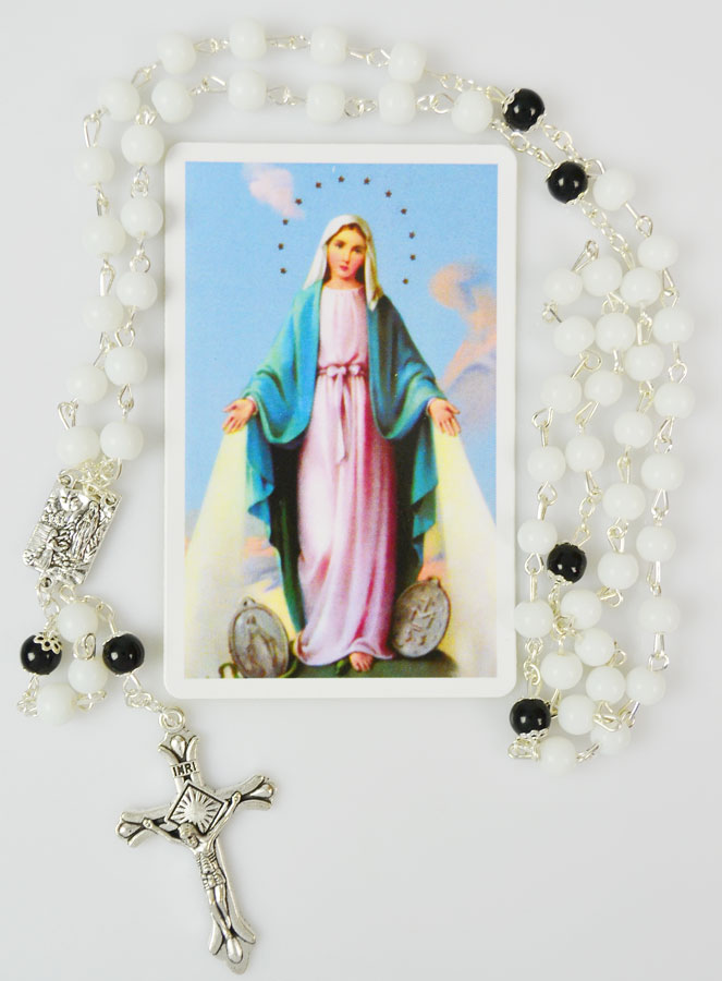 Chapelet Vierge Miraculeuse en Perles (pic 1)